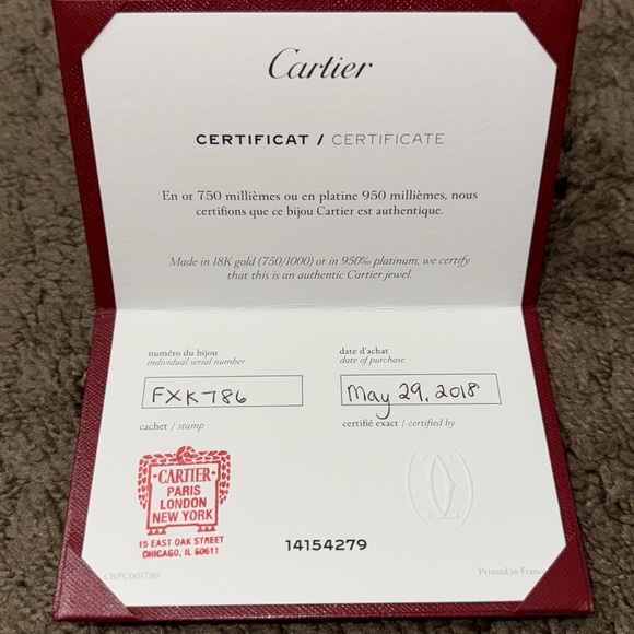 Authentic Cartier, love ring - Picture 2 of 4